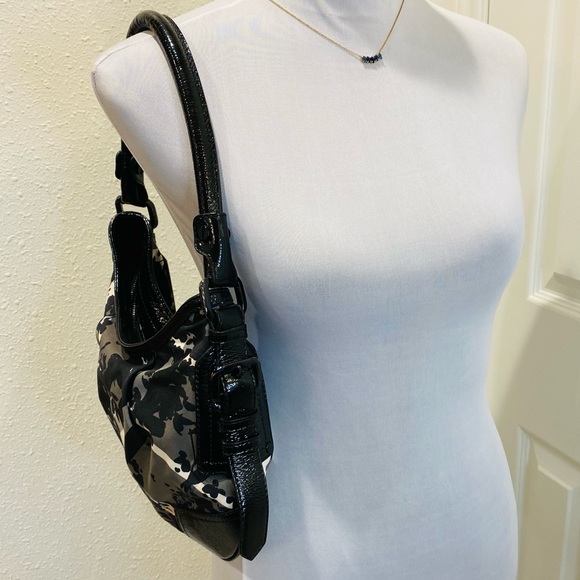 Vintage BURBERRY floral beat check foley hobo bag - Picture 12 of 16